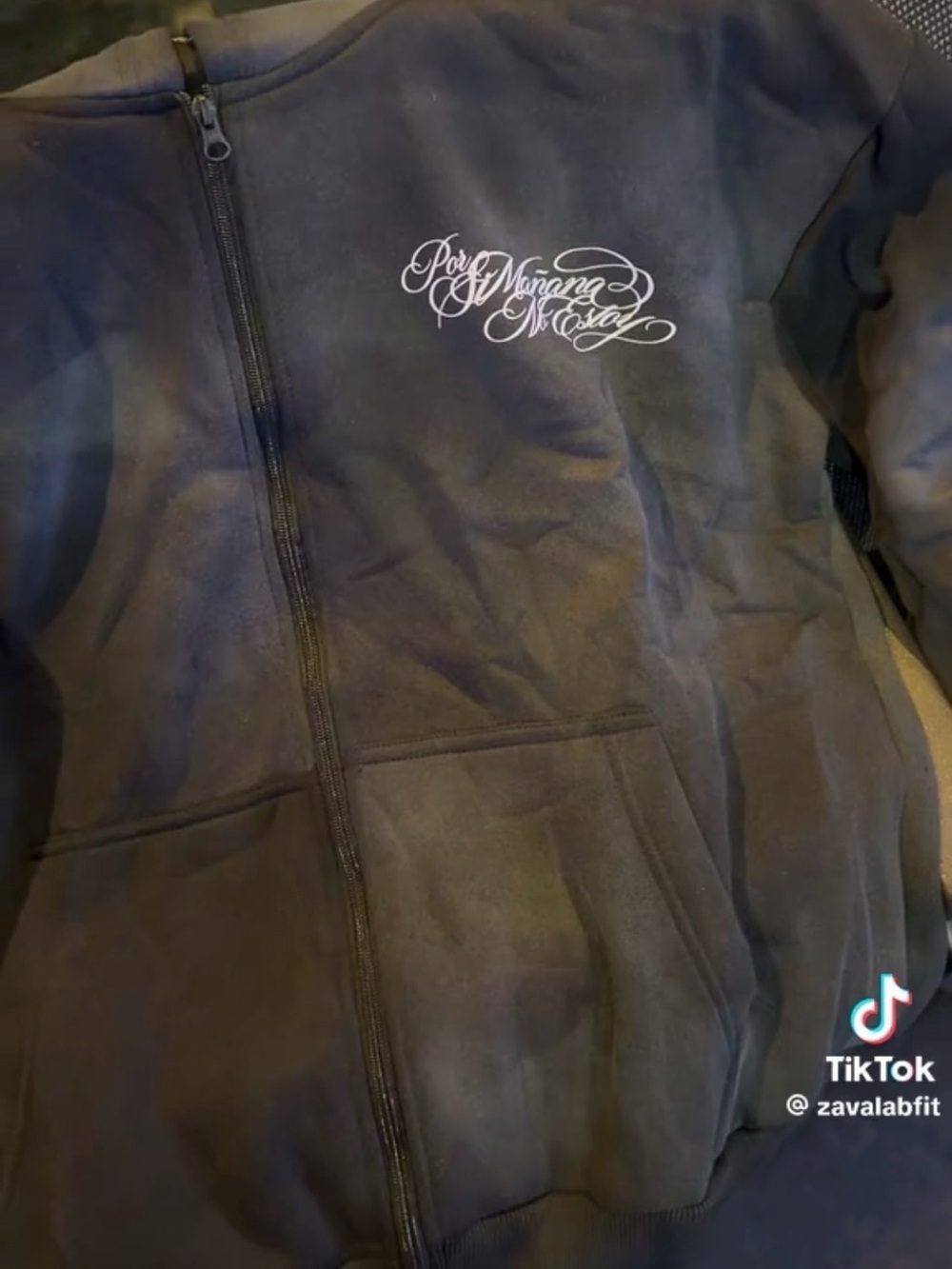 ISO OMAR COURTZ PSMNE ZIP UP HOODIE